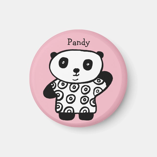 Imã Pandy o Panda Personalizado (Frente)