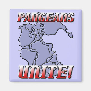 Imã Pangea une o ímã da geografia