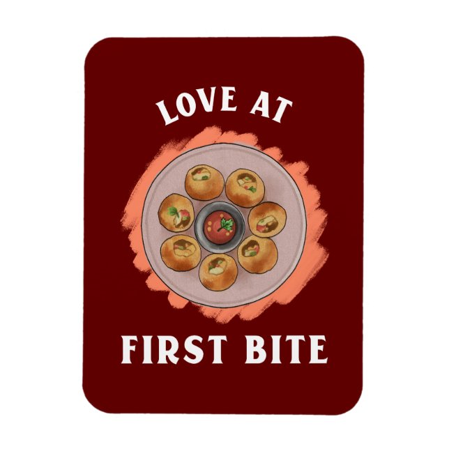 Ímã pani puri gol gappa (Vertical)