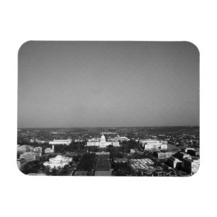 Ímã Panorama antigo do Capitólio de Washington EUA