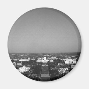 Imã Panorama antigo do Capitólio de Washington EUA