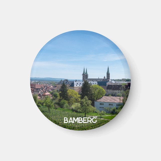 Imã Panorama da antiga cidade histórica de Bamberg, Al (Frente)