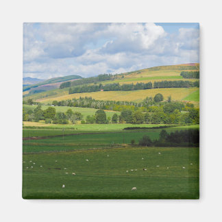 Imã Panorama da paisagem escocesa perto de Blairgowrie