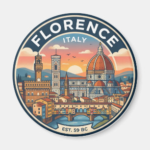 Imã Panorama de Florença Itália