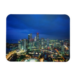 Ímã Panorama de Singapura à noite, Singapura