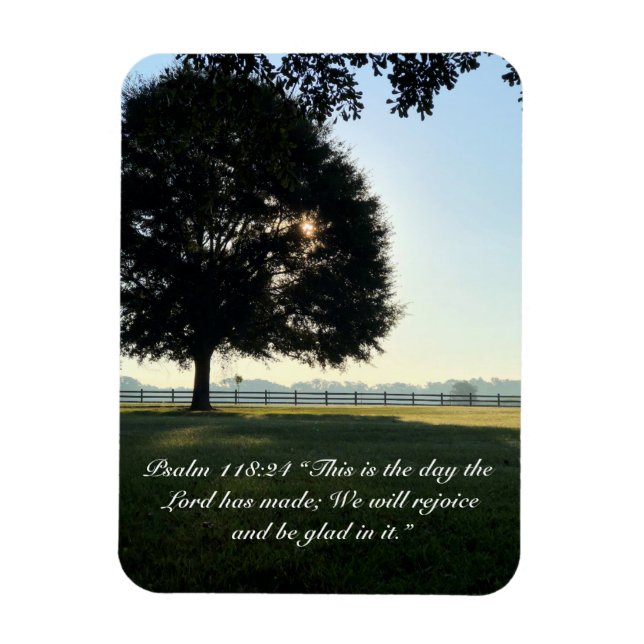 Ímã Panorama do "Novo Dia" Inspiracional (Vertical)