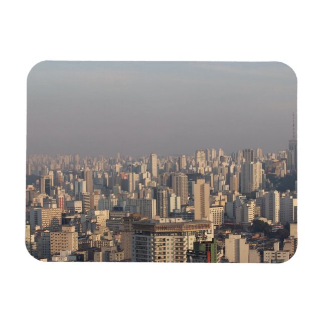 Ímã Panorâmica aérea - São Paulo (Horizontal)