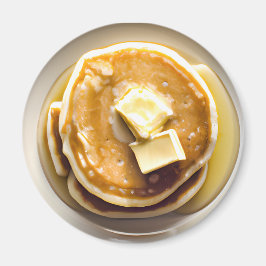 Imã Panquecas com manteiga com Comida de arbustos