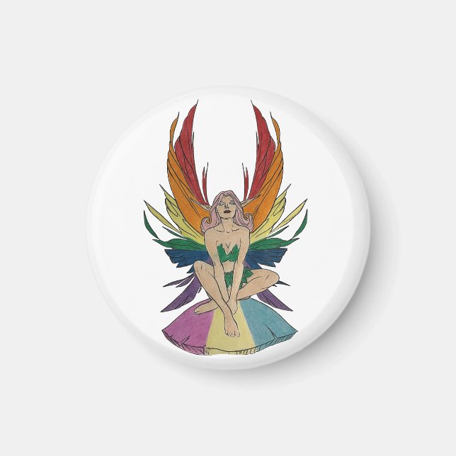 Imã Pansexual Faerie (Frente)