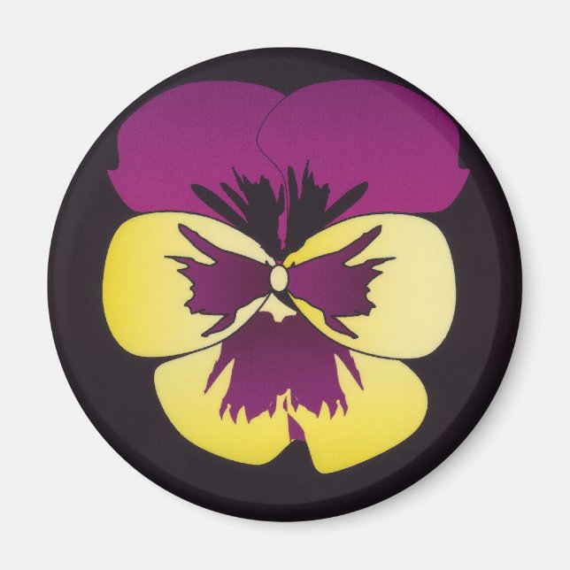 Imã Pansy Magnet (Frente)