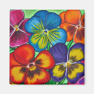 Imã Pansy Parade Magnet