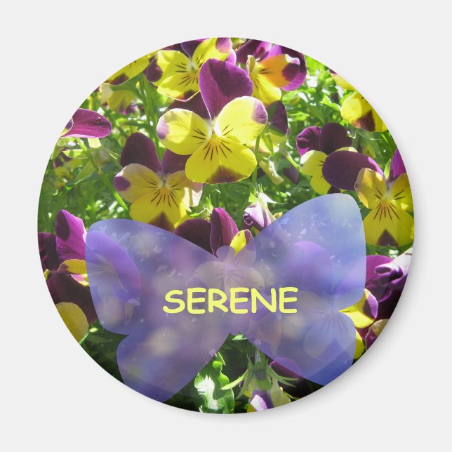 Imã Pansy Serene Magnet (Frente)