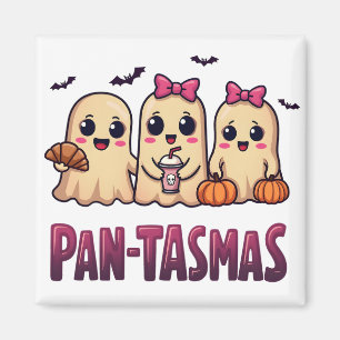 Imã Pantasmas Engraçado Fantasma Groovy Retro Hallowee