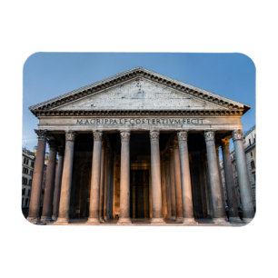Ímã Panteão templo sagrado ao amanhecer - Roma, Itália