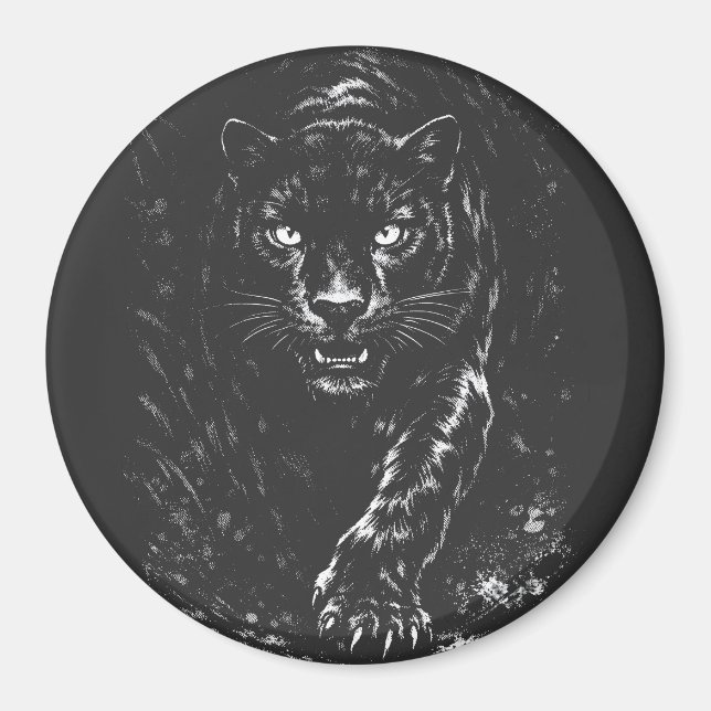 Imã Pantera Negra — por BurnsInHell (Frente)