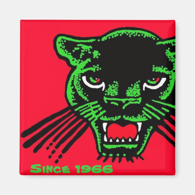 Imã Pantha Desde 1966 Magnet (Frente)