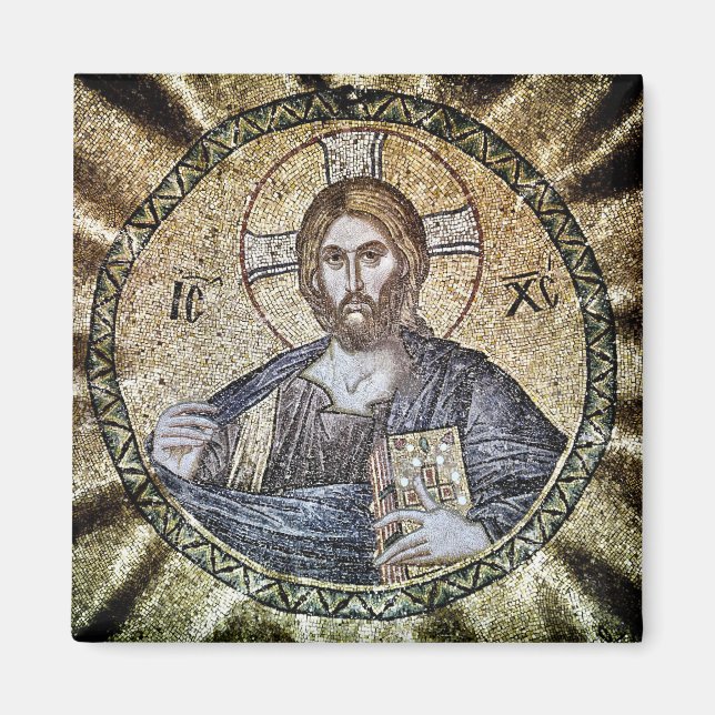 Imã Pantocrator Jesus Cristo Senhor de Todos Ícone (Frente)