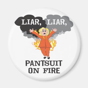 Imã Pantsuit no fogo