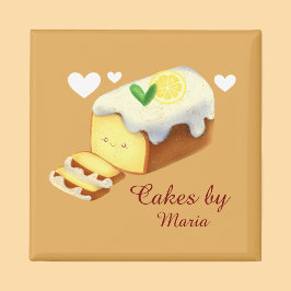Imã Pão De Bolo Lemon Loaf Com Grito
