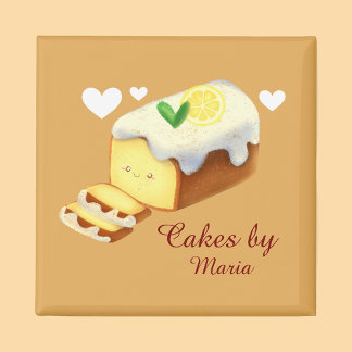 Imã Pão De Bolo Lemon Loaf Com Grito