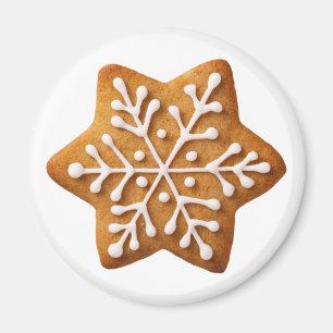 Imã Pão-de-espécie do Natal da forma da estrela