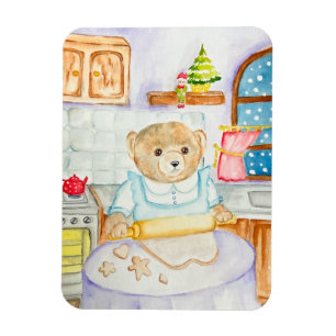 Ímã Pão de gengibre assar de urso
