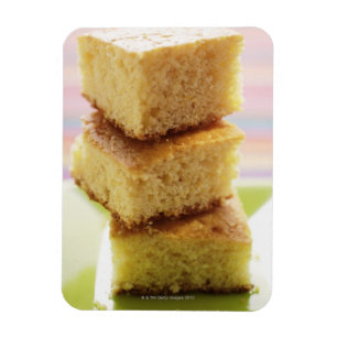 Ímã Pão de milho, corte em cubos (em uma pilha)