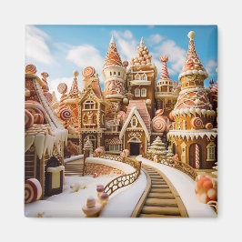 Imã Pão-Pão Festivo Inverno Terra Neve