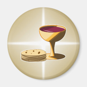 Imã Pão sem fermento e vinho A última Páscoa de jantar