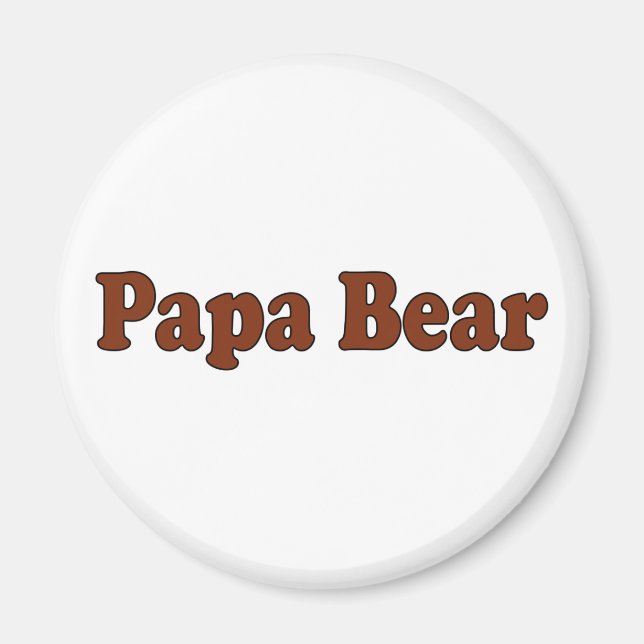 Imã Papa Bear (Frente)