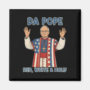 Imã Papa Branco-Branco-Santo Da América Chicago Pope L