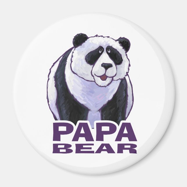 Imã Papa Panda Bear (Frente)