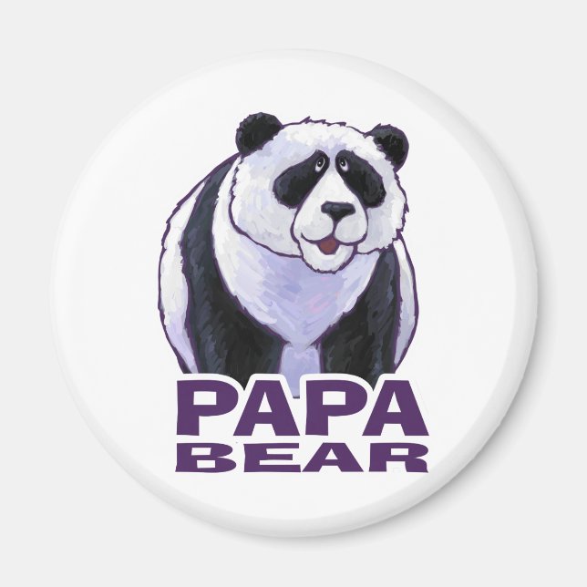 Imã Papa Panda Bear (Frente)