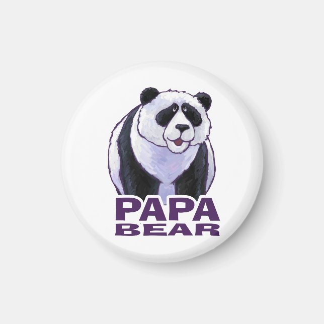 Imã Papa Panda Bear (Frente)