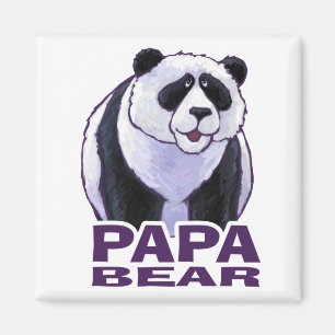Imã Papa Panda Bear