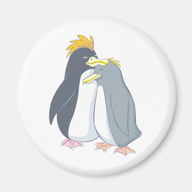 Imã Papa Penguin ama Mama Penguin (Frente)