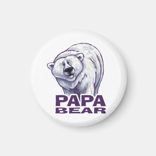Imã Papa Polar Bear (Frente)
