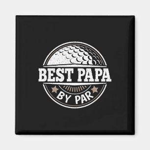 Imã Papa Por Par Vintage Jogador de Golfe Pai Pais Pai