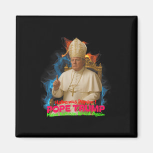Imã Papa Trump Engraçado Trump Vaticano Cristão Retro