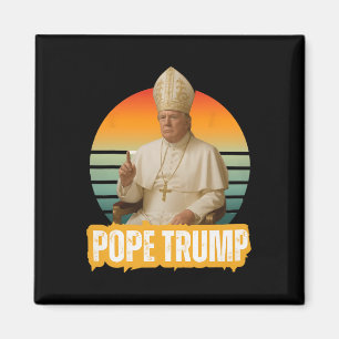 Imã Papa Trump Engraçado Trump Vaticano Cristão Retro