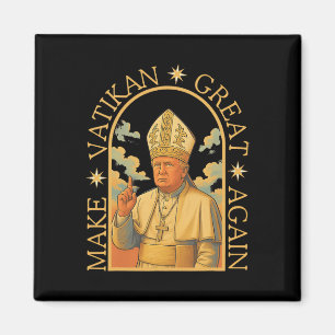 Imã Papa Trump Engraçado Trump Vaticano Cristão Retro