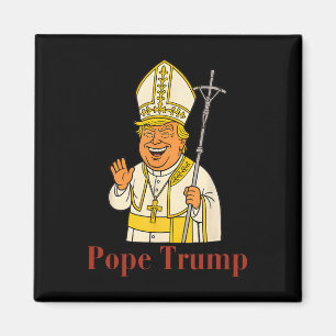 Imã Papa Trump Engraçado Trump Vaticano Cristão Retro