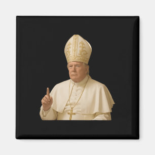 Imã Papa Trump Engraçado Trump Vaticano Cristão Retro