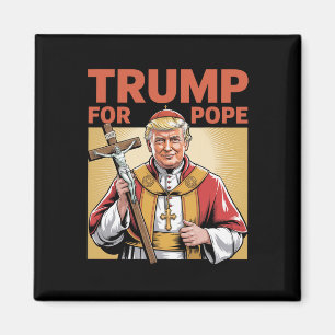 Imã Papa Trump Engraçado Trump Vaticano Cristão Retro