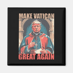 Imã Papa Trump Engraçado Trump Vaticano Cristão Retro