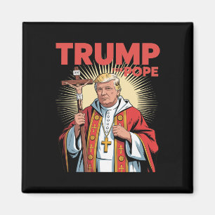 Imã Papa Trump Engraçado Trump Vaticano Cristão Retro