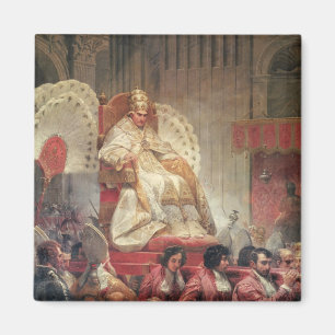 Imã Papa VIII em St Peter no Sedia Gestatoria