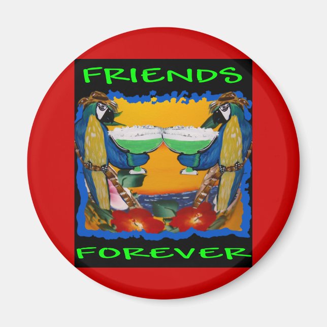 Imã Papagaios de Festa (Frente)