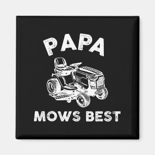Imã Papai Corta Grama Engraçado Dia dos Pais Avô