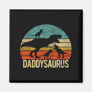 Imã Papai Dinossauro Daddysaurus 3 Três Crianças Natal